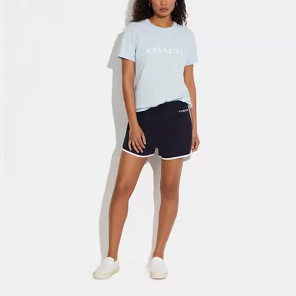 Coach Essential Retro Sweatshorts Navy XL - Picture 2 of 10